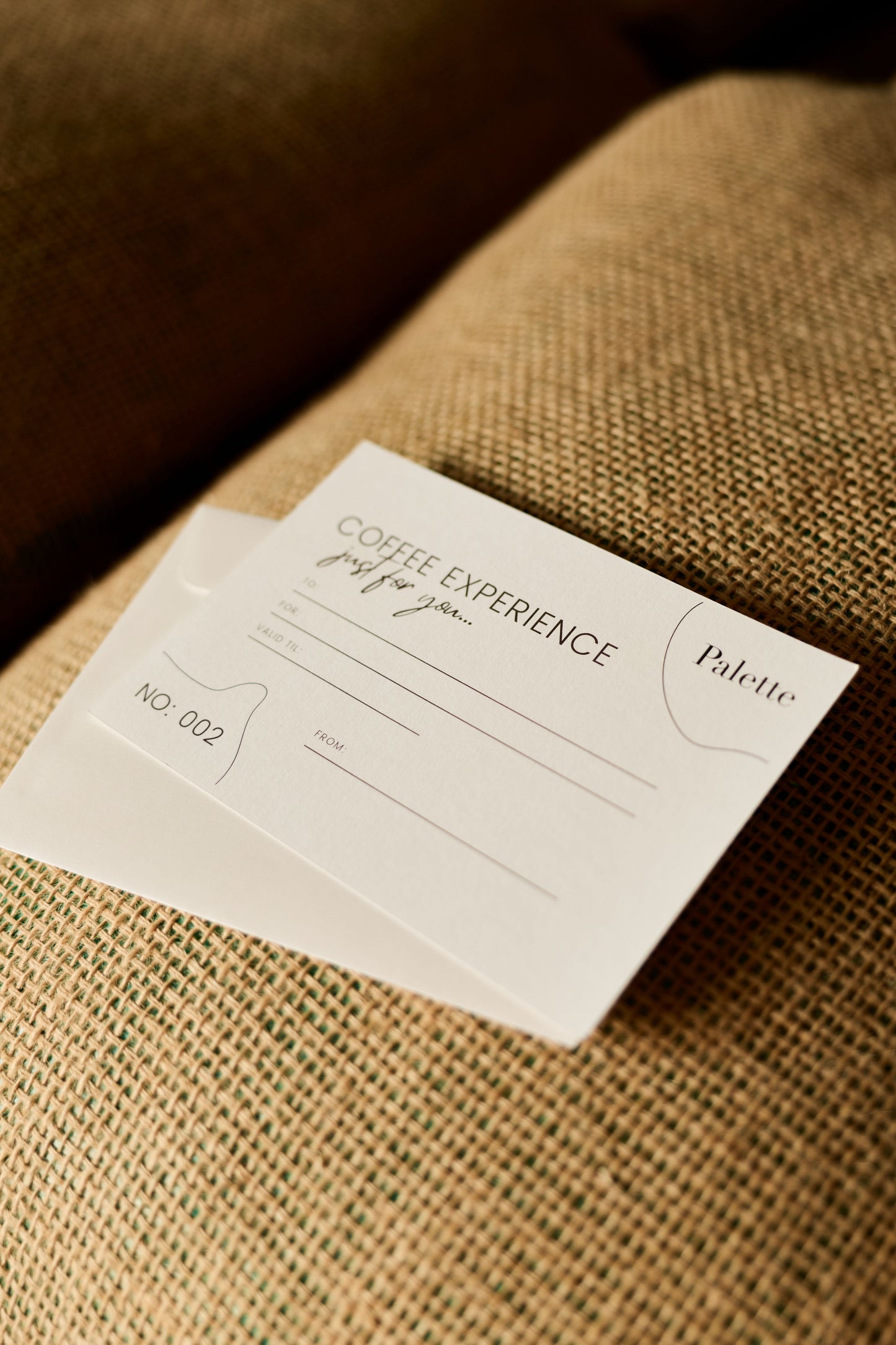 Palette Gift Card | Private Coffee Tasting Experience Gift Voucher